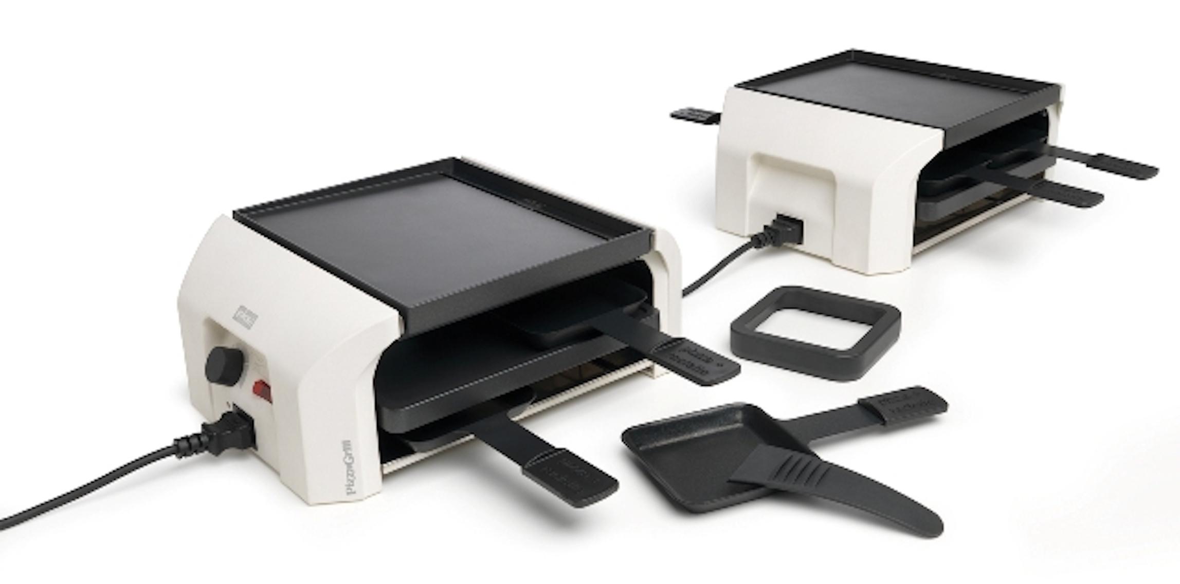 Raclette + Pizza Grill Set in Weiss von Stöckli