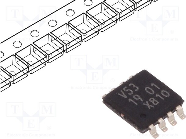 TNE 5x Kanäle: 2 SMD Demultiplexer/ Multiplexer 742G53DP.125 Dekodierer, Multiplexe _1GH_74LVC2G53DP.125
