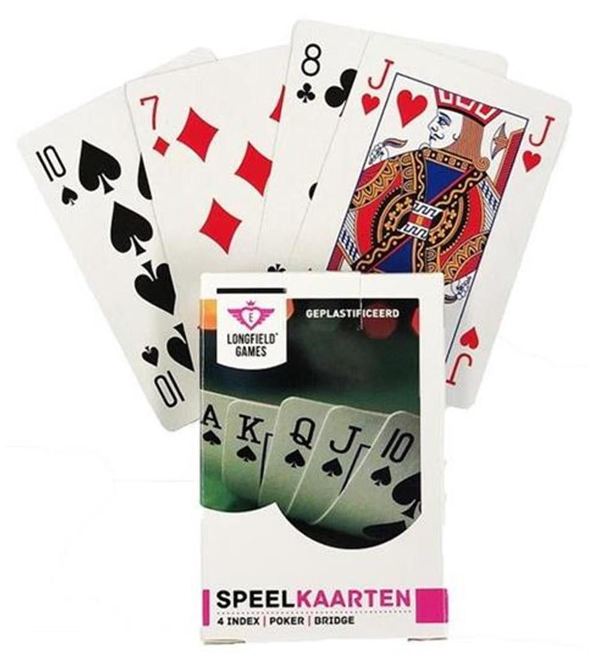 Spielkarten Longfield plastifiziert 390111