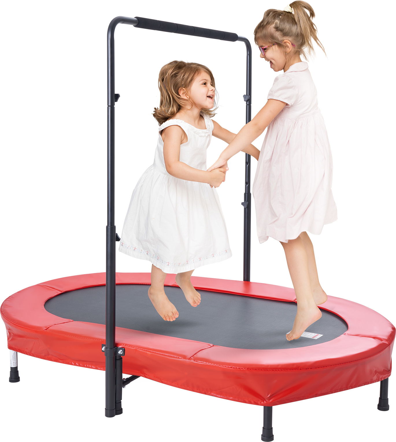 VEVOR Kindertrampolin Indoor / Outdoor-Trampolin faltbares Mini Trampolin mit Griff, Rebounder-Trampolin Gartentrampolin für Kleinkinder