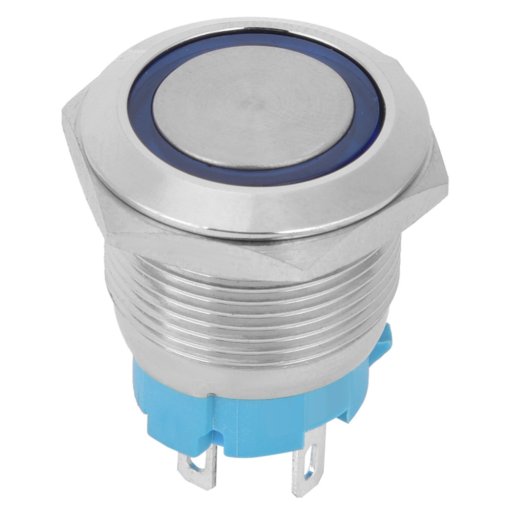 Tlačidlový spínač, resetovací tlačidlový spínač, 19 mm tlačidlový spínač, LED tlačidlový spínač, vodotesný tlačidlový spínač