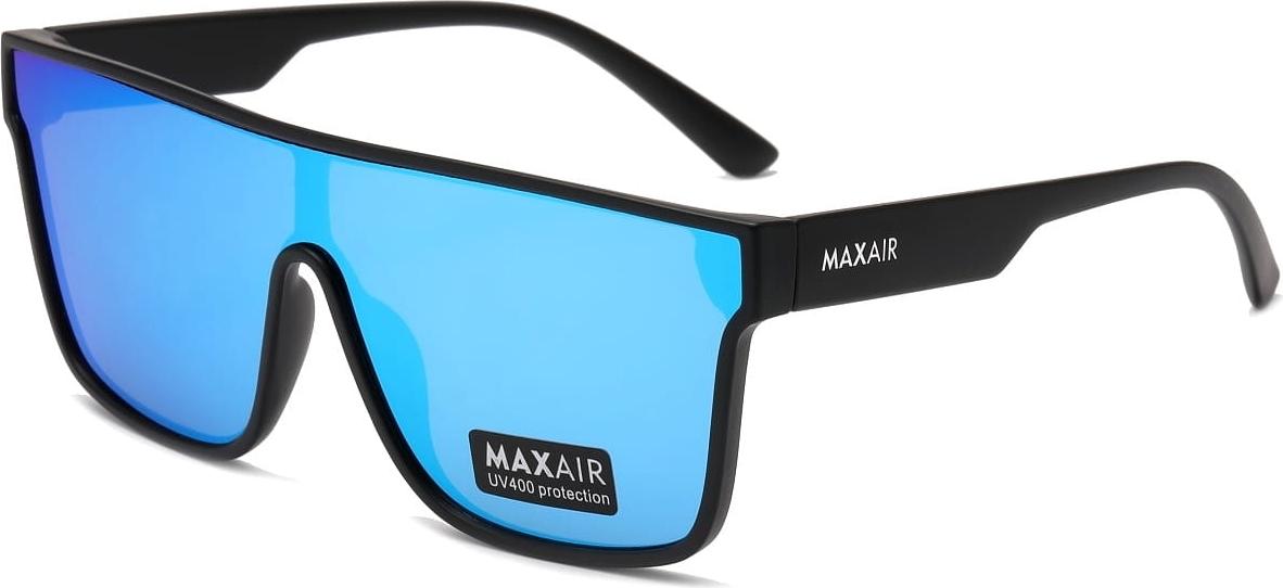 MAXAIR Halbrahmen polarisierte Brille schwarz pol614
