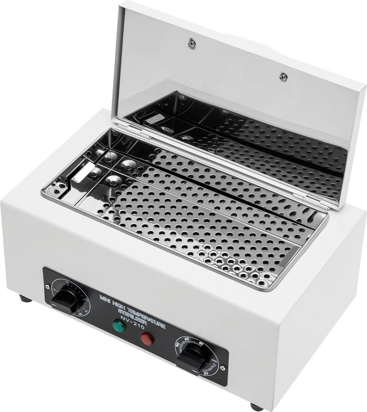 StarTech Heißluftsterilisator für Nagel-/Salonwerkzeuge - Trockenwärme-Sterilisator - 300 W - 50–220 °C - Timer 0–60 Min - 2 l - 31×18×17,5 cm - Weiß