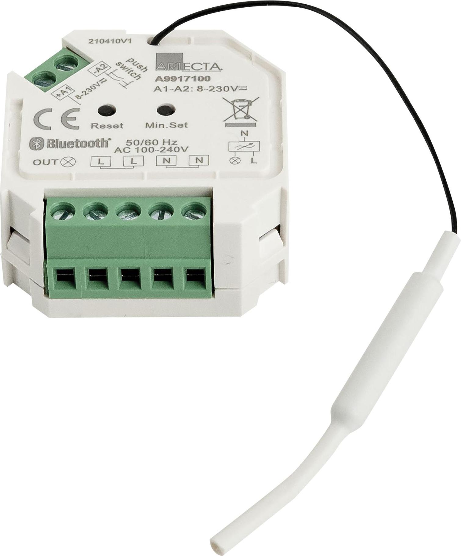 Artecta Bluetooth + RF AC Dimmer Bis zu 400 W - Hinter- und Vorderkante A9917100