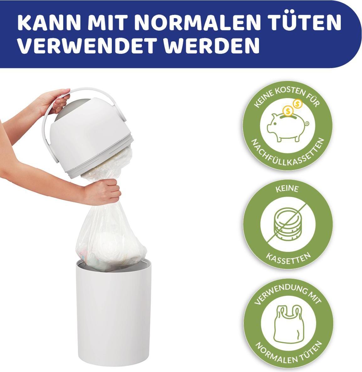 Chicco Windeleimer Babybedarf Teleskop Windelstation Geräumig Praktisch Kompakt 00012252000000