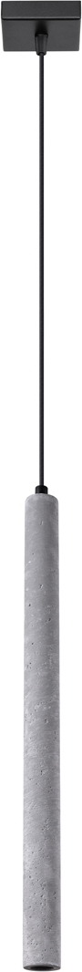 Pendelleuchten PASTELO 1 beton 1xG9 8W Beton 120x3.5x3.5cm Sollux Lighting