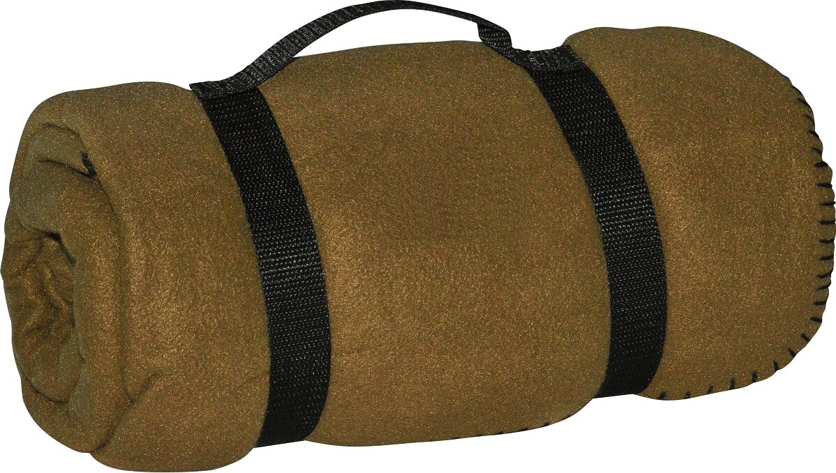 AB US Army Style Fleecedecke – 200 X 140 Cm, Flecktarn, Leicht & Packbar, Mit Tragegurt, Für Camping & Outdoor