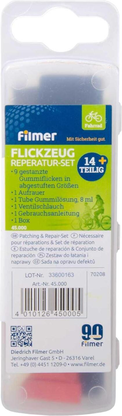 Filmer 45.000 Flickzeug & Reparatur - Set 14-teilig