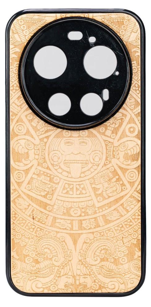 Holzhülle für Xiaomi 17 Ultra, Bewood Aniegre Aztekischer Kalender