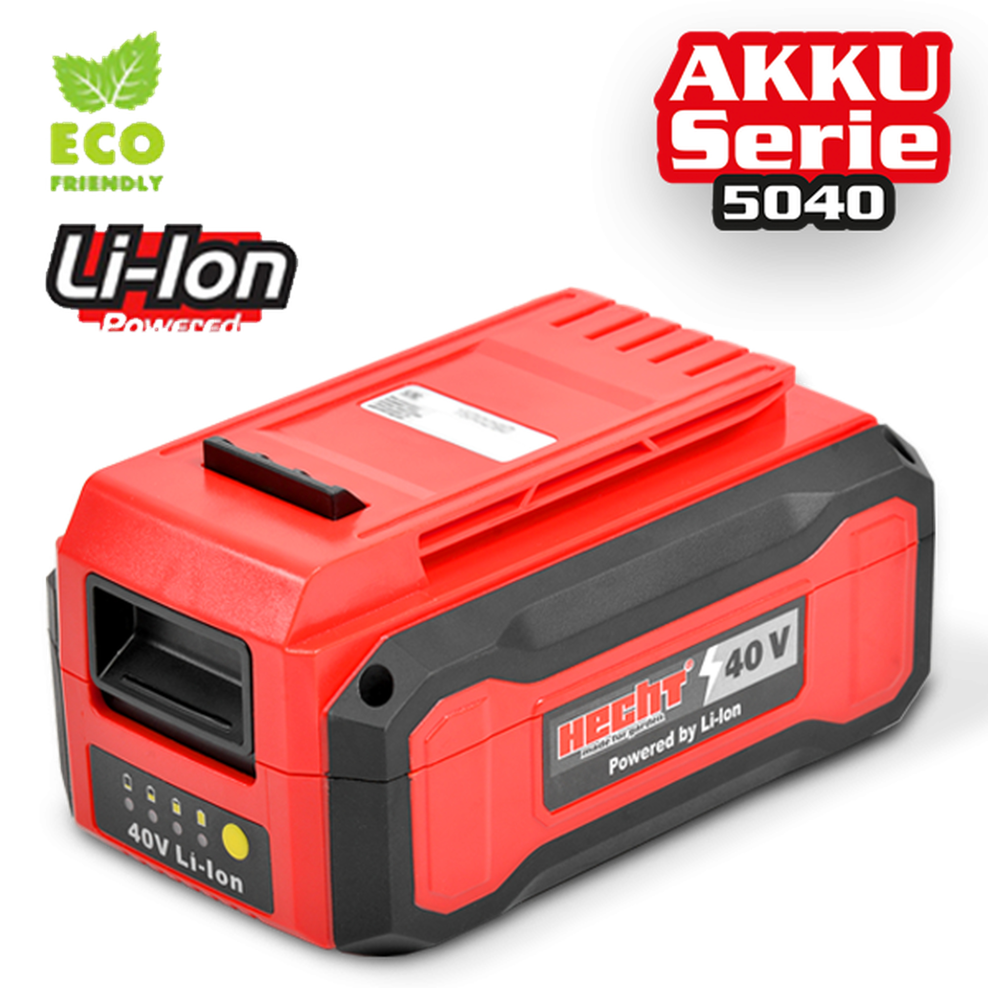 HECHT 005040B Li-Ion Akku | 40V 4Ah | Für alle HECHT Geräte der Akku-Serie 5040 HECHT005040B