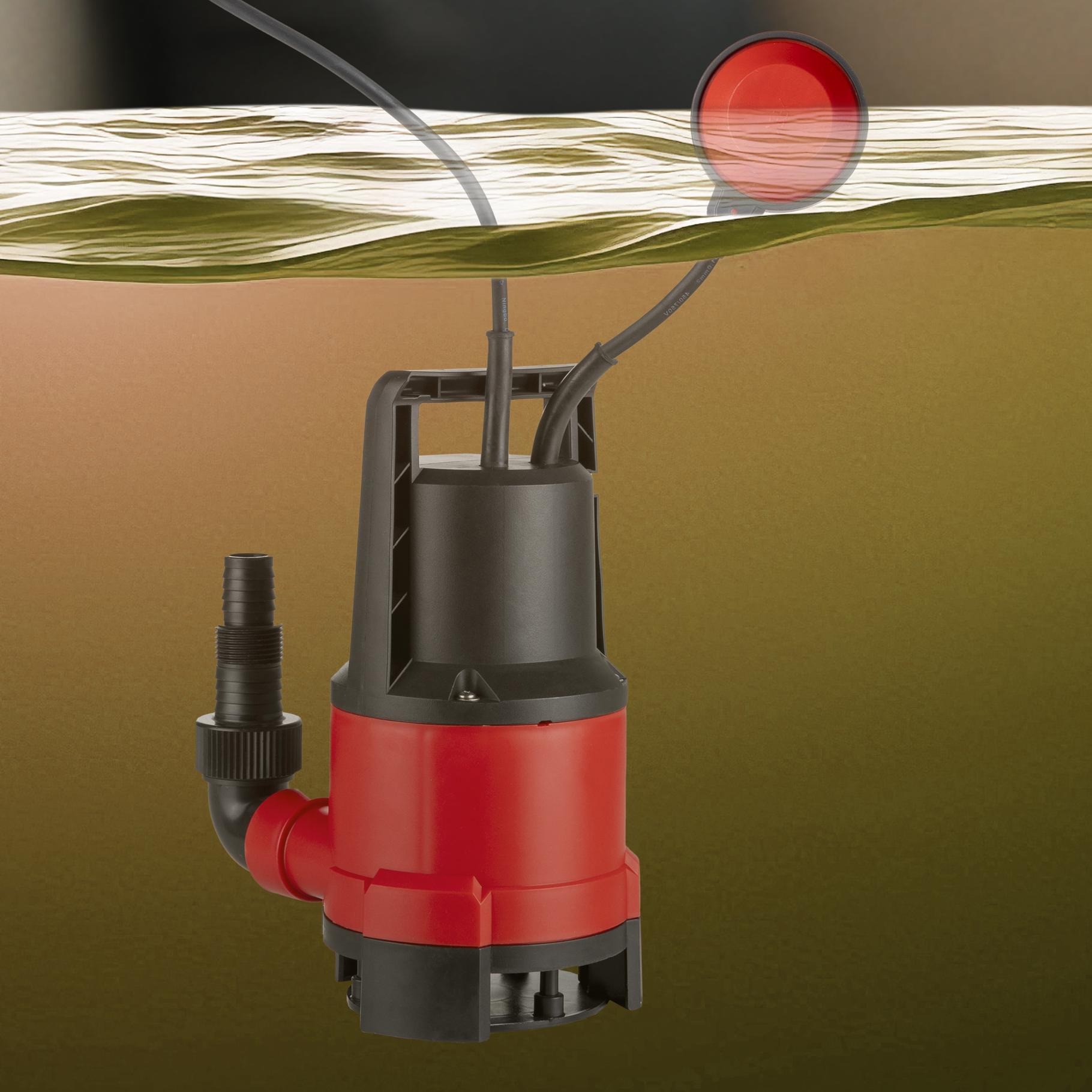 Gravidus Schmutzwasserpumpe mit Schwimmer 8000 l/h Schmutzpartikel bis 25 mm