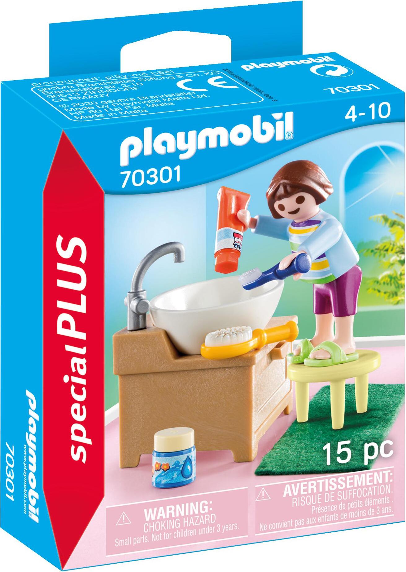 Playmobil Mädchen beim Zähneputzen 70301