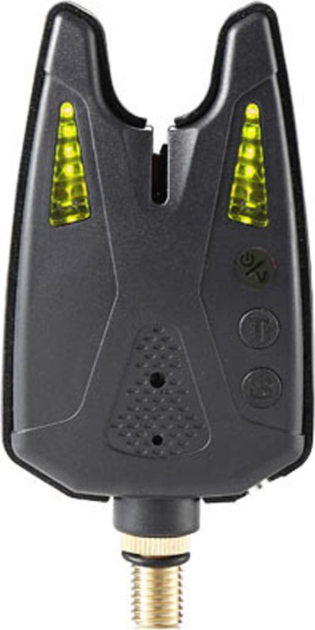 LIXADA Angelalarm, elektronischer Fischbissanzeiger, LED-Angelalarm, ABS, Fischbissanzeiger, gelbes Licht