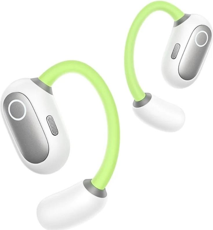 Slúchadlá s otvoreným ušným systémom Baseus Eli Sport 1, TWS, Bluetooth 5.3, výdrž batérie 30 hodín, zelené