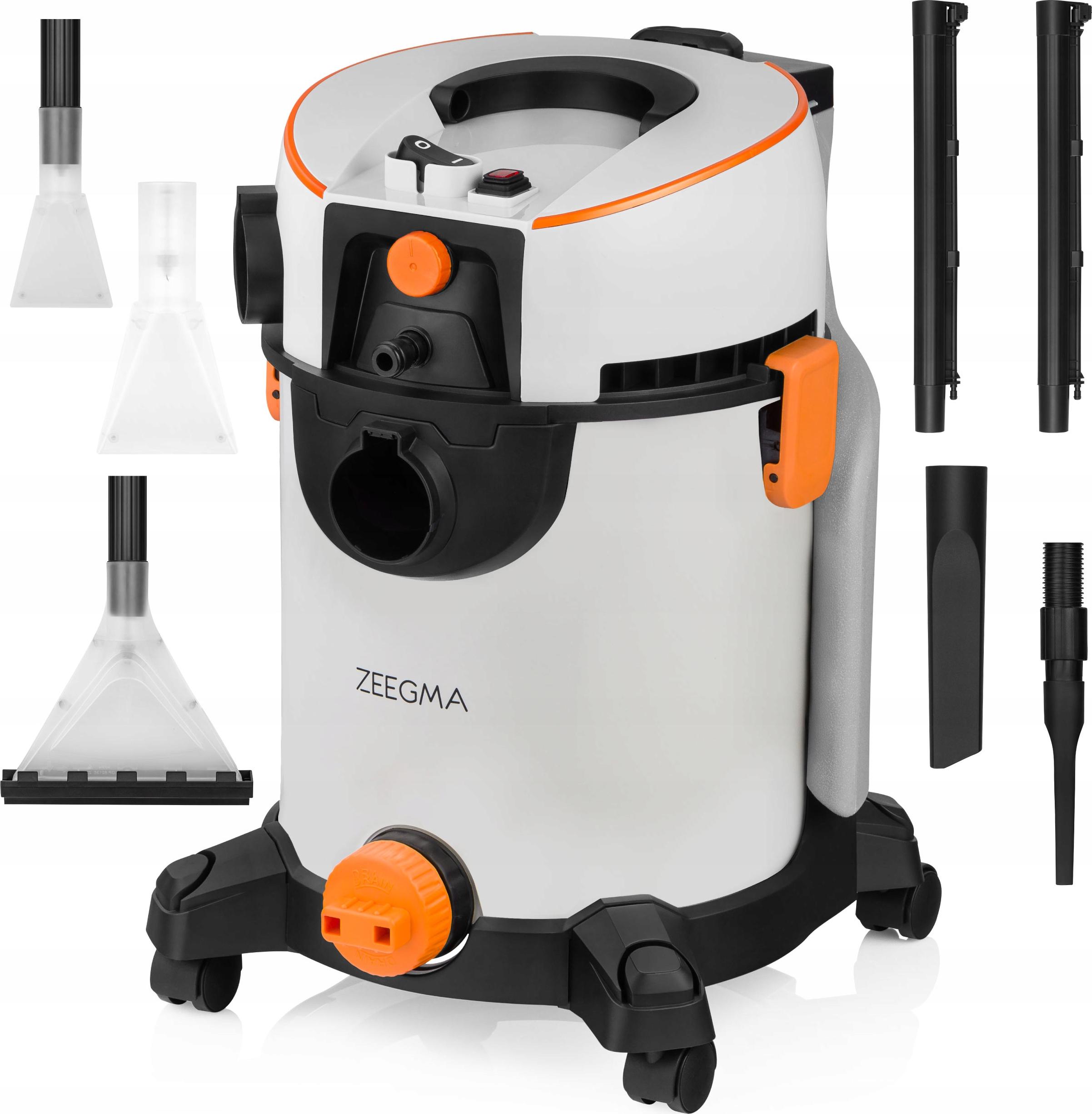 Zeegma Waschsauger Zonder Wash 1400 W Wassertank HEPA-Filter Grey ZE-ZONDER WASH GREY