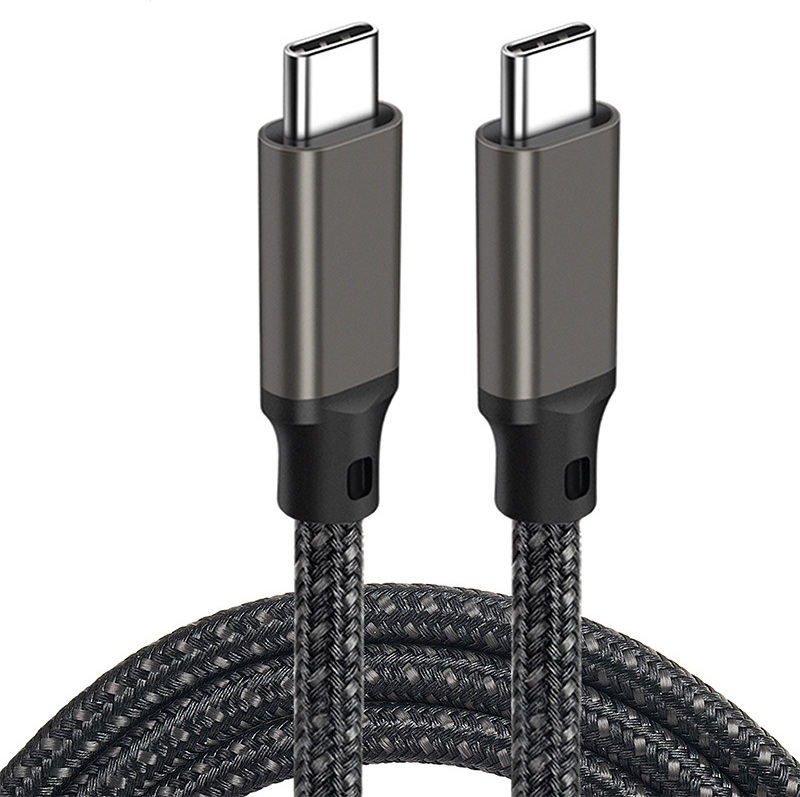 INF Rýchlonabíjací kábel USB-C na USB-C titán 2 m
