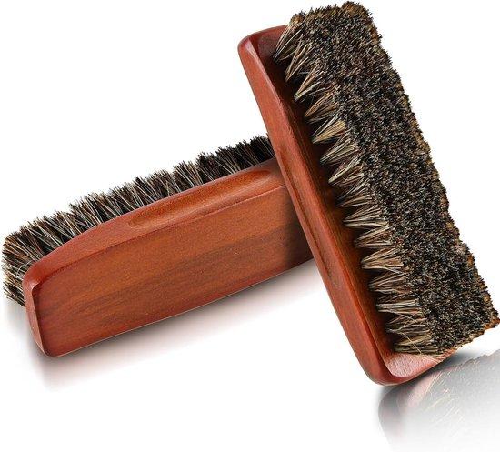 OEM Pferdehaar-Borsten, 2 Stück, fein, für Schuhpolieren 2026