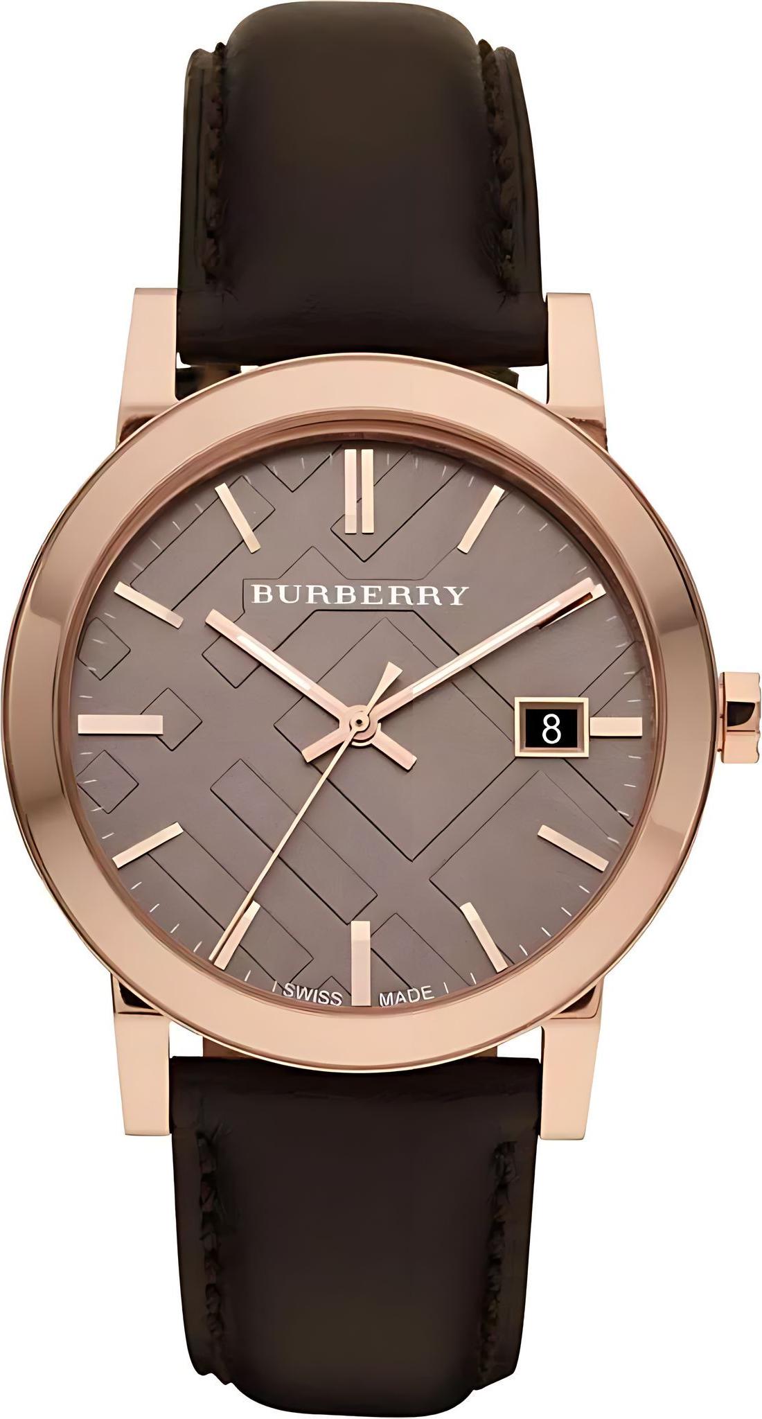 Burberry Luxusuhr BU9013 mit Lederarmband