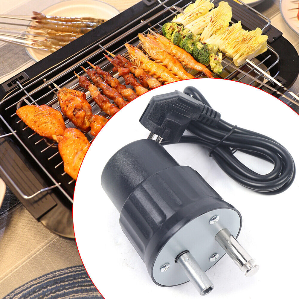 GreatDEshop2021 Grillmotor Elektro Batteriemotor mit Kabellänge Grill BBQ Gasgrill Grillspieß Gartengrill Spanferkel 220V Spanferkel OT-HJCXX-4089-0617