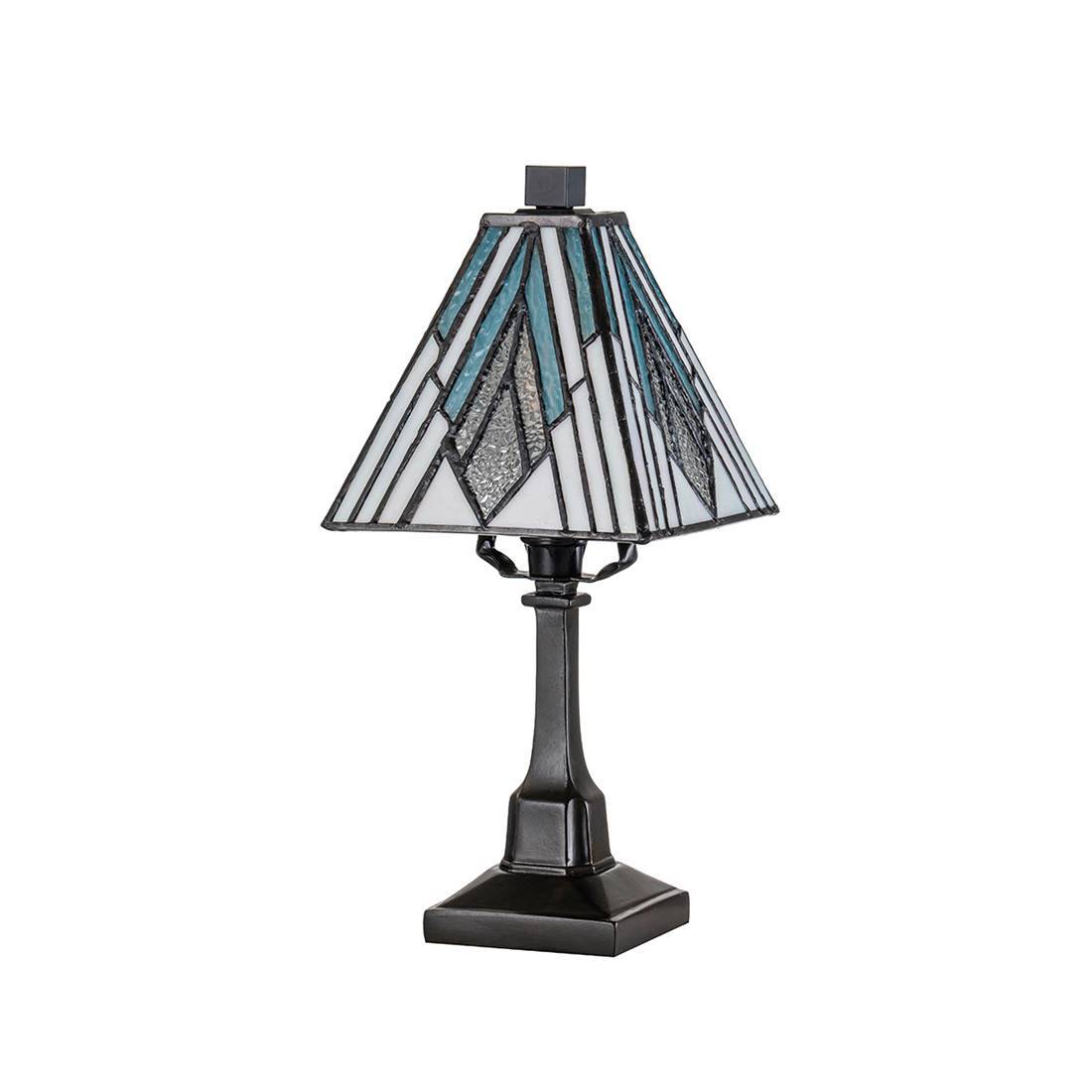 Elstead Lighting Elstead Alderley Tischlampe E14 Vintage-Bronze Tiffanyglas klein TF-ALDERLEY-TL-S