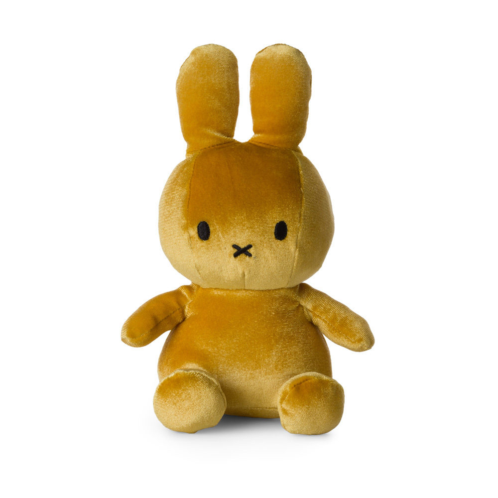 International Bon Ton Toys Miffy Samt-Plüschfigur (23cm) Kuscheltier Stofftier Hase Plüschtier ocker 801730