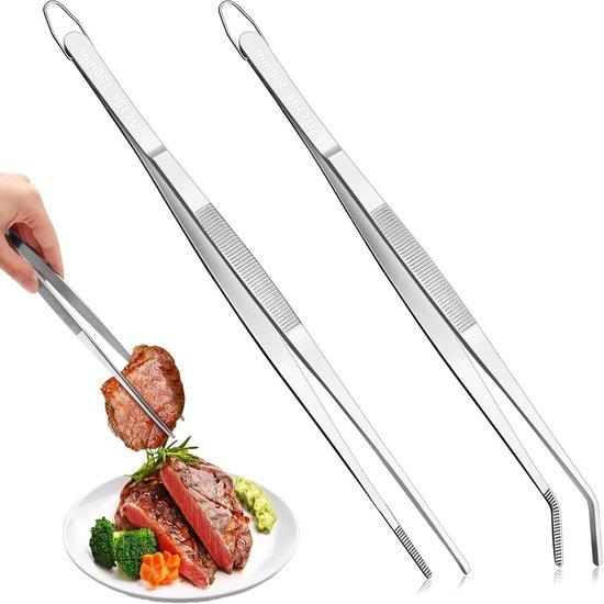 OEM Edelstahl Küchenpfeffer 30 cm 2 Stücke - Grillzange Lebensmittel Pfeffer Küchenpfeffer - Küchenutensilien für Präzision - Nachhaltige Stahl-Edition Pfeffer 2026