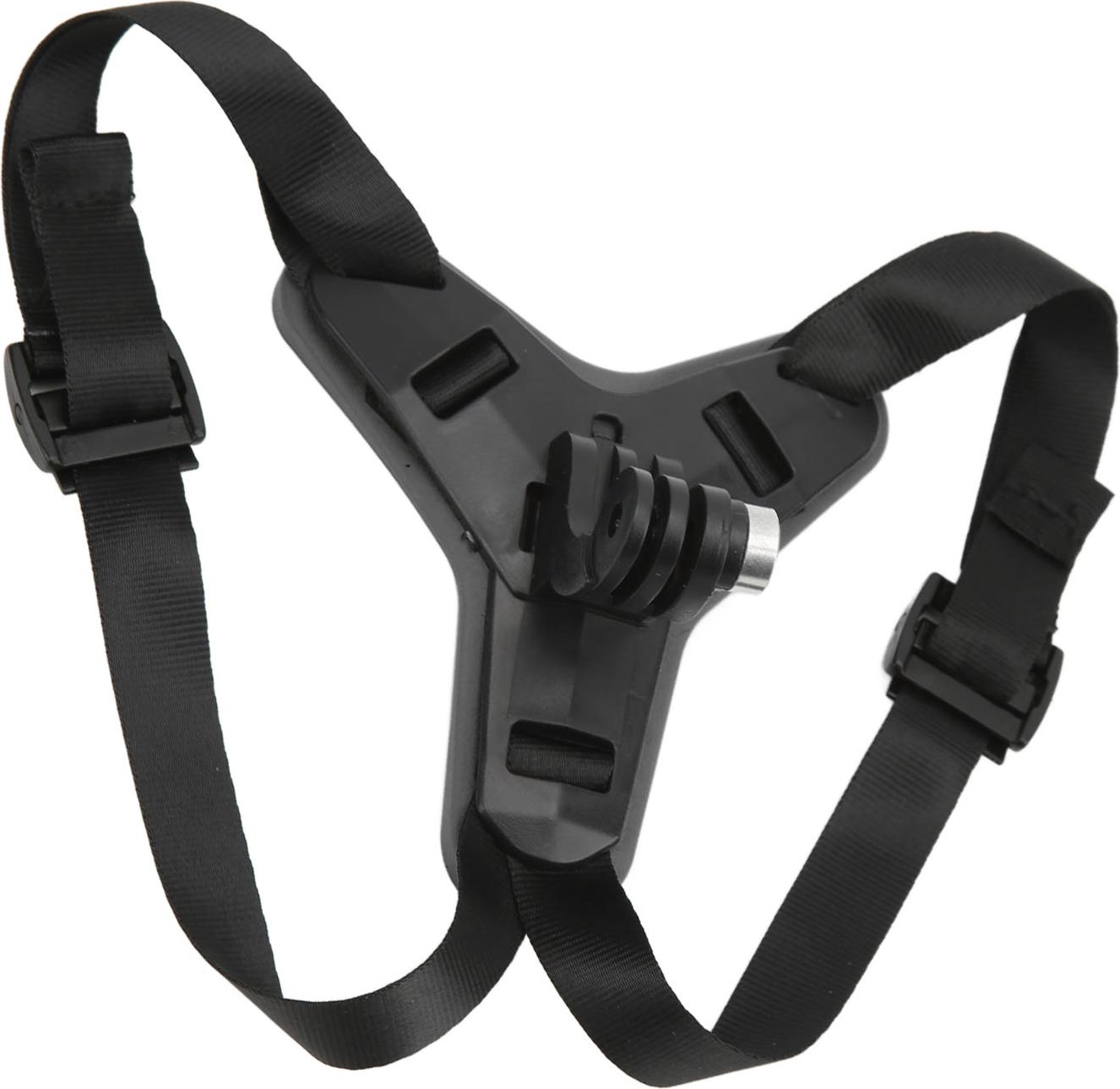 Cocosity Helm-Kinnhalterung, Action-Kamera-Motorradhelmhalterung, Rutschfester Motorrad-Kinnhalter mit Verstellbaren L?ngenriemen, Anwendbar fr Alle Arten von Action-Kameras, Wie fr Hero 8 7 6 5(Schwarz)