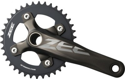 SHIMANO Kurbelgarnitur ZEE FC-M640 Kurbelgarnitur - 10-fach, 175 mm, 36 Zähne