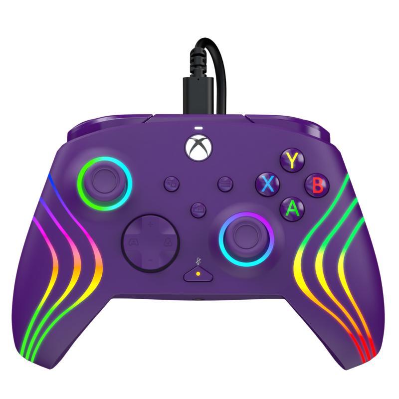 PDP Controller kabelgebunden Afterglow Wave lila XboxSeriesX