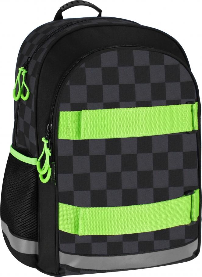 Starpak Schulrucksack Skateboard Skate Schachbrett