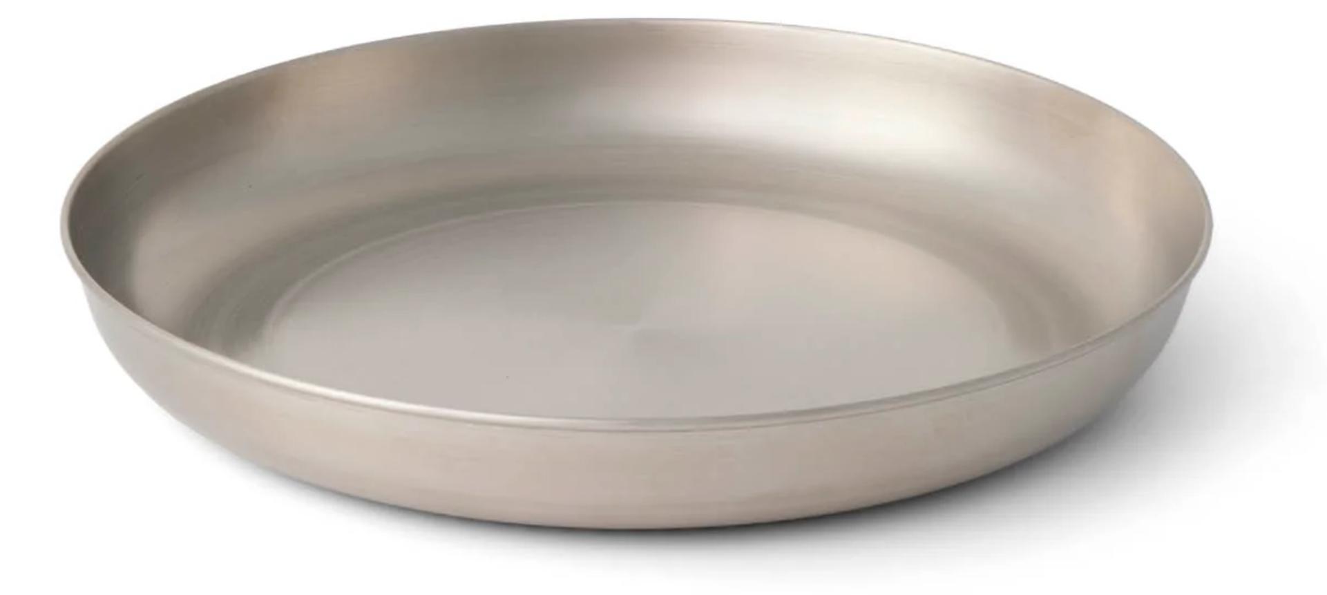 Sea to Summit Detour Plate – Campingteller aus Edelstahl - Beluga Black Beluga Black ACK039021