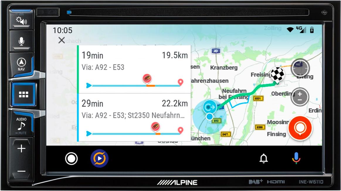 Alpine INE-W611DC | 2-DIN 6,5 Zoll Navigationssystem mit Trucksoftware | Apple Car Play - Android Auto Autoradio