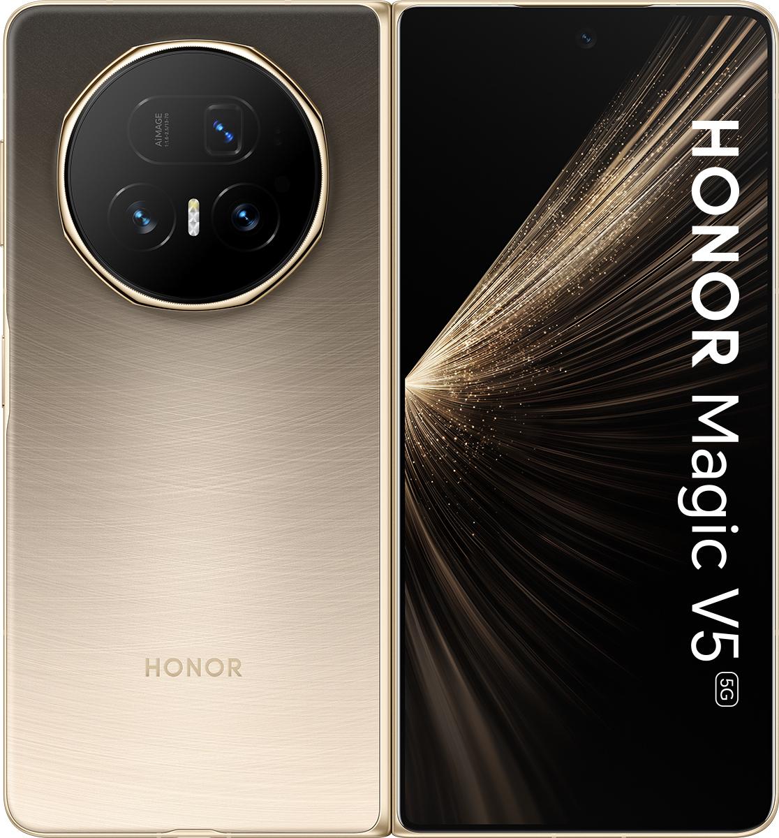 Honor Magic V5, 20,2 cm (7.95"), 16 GB, 512 GB, 50 MP, Android 15, Gold Maybach-N49D