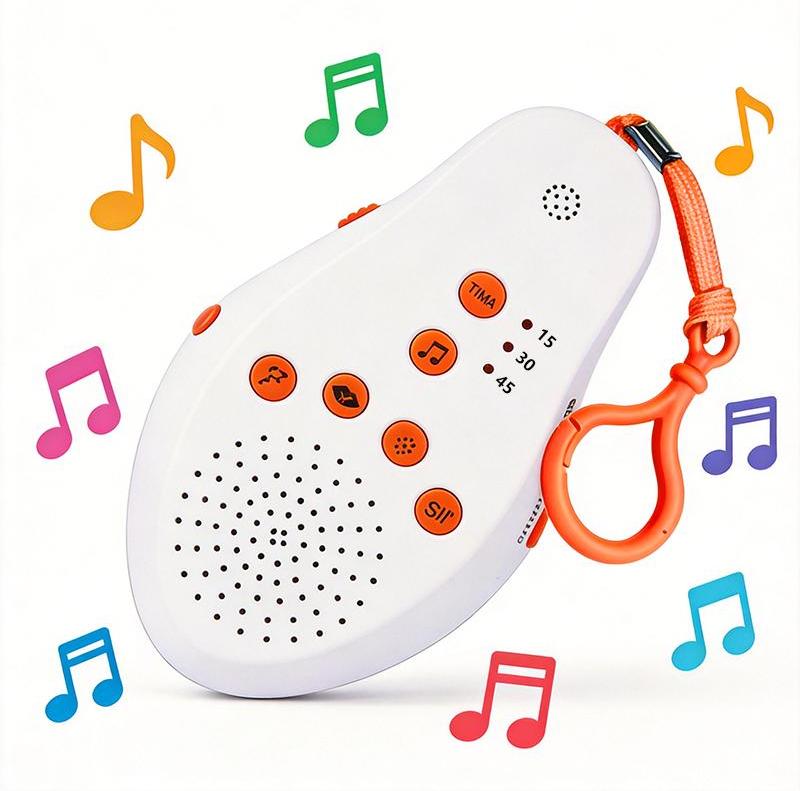 Welikera Tragbares Klanggerät, Weißrauschen-Gerät und Schlafberuhiger mit Naturgeräuschen, Weißrauschen und Schlafliedern, Weißrauschen-Gerät KAUF-DUMO-BP872-018