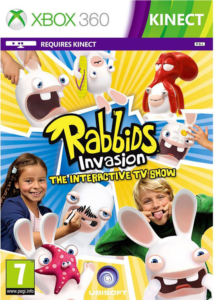 Xbox Original Xbox Games Xbox 360 Rabbids Invasion-the Interactive Tv Show One Size 1198067