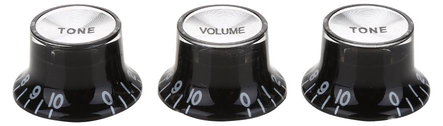 Gistuch 3 Stück Gitarrenton-Lautstärkeregler als Ersatz für Fender-E-Gitarren