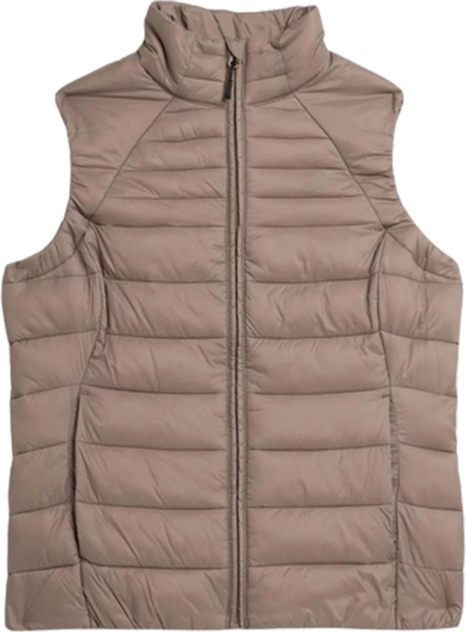 4F Damen Daunenweste Style L Hellbraun