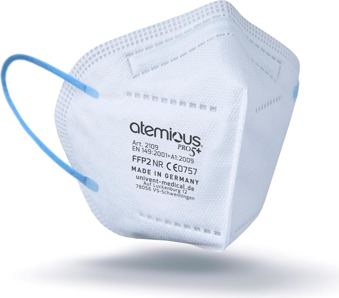 Univent Medical GmbH atemious PRO5+ medical FFP2 Maske: er Schutz aus Deutschland