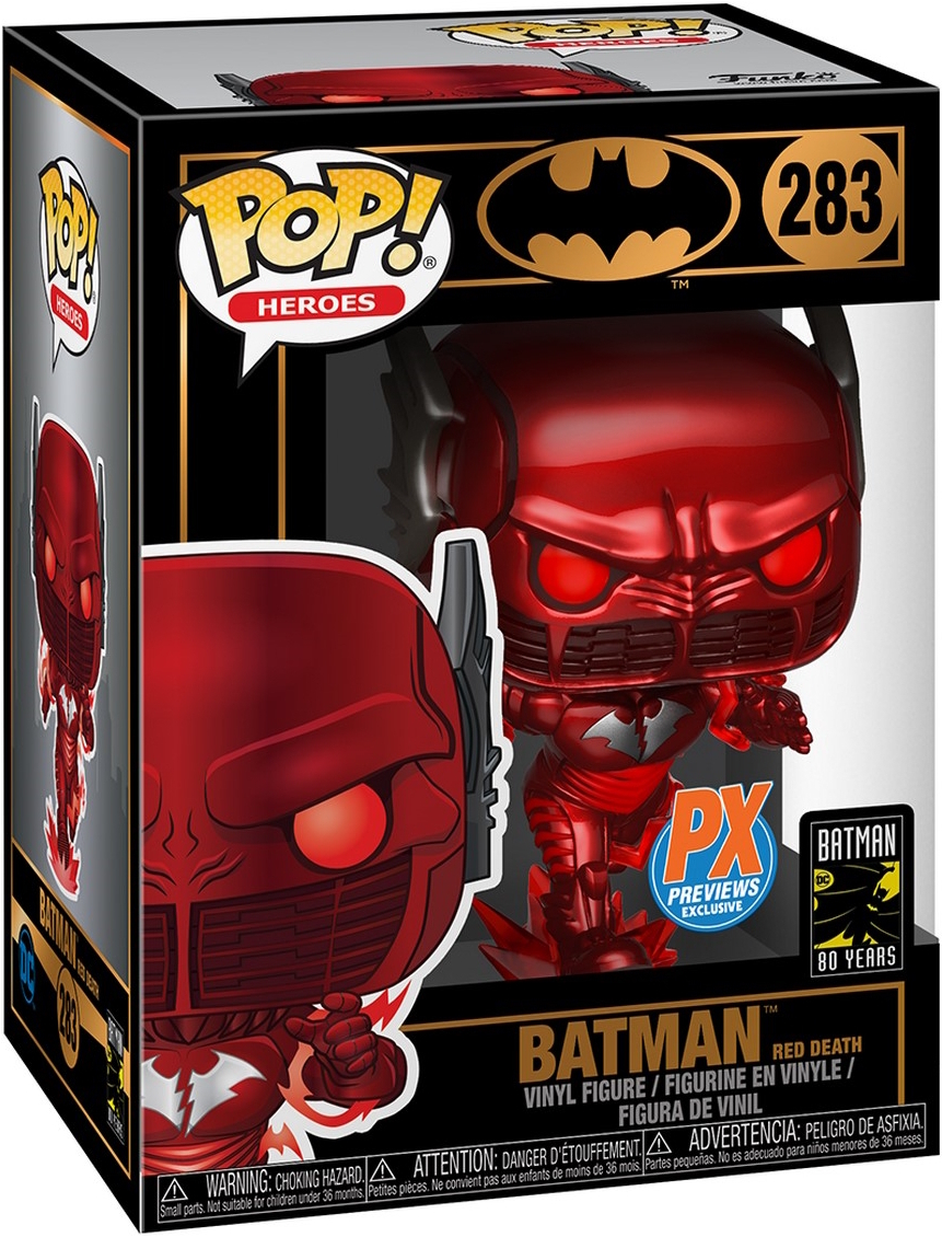 Batman - Batman 80 Years Red Death 283 PX Previews Exclusive - Funko Pop! Vinyl Figur 40226