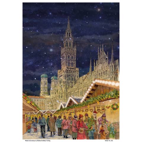 Adventný kalendár \"Mníchov Marienplatz\"""