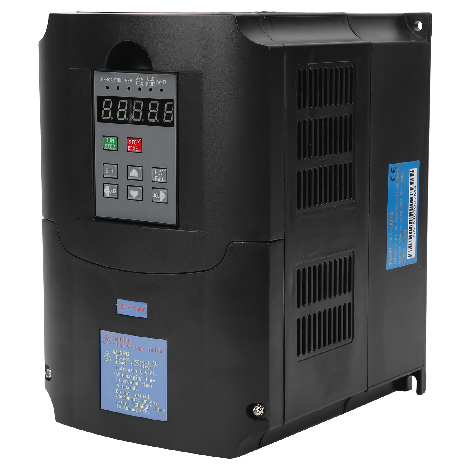 Cocosity Frequenzumrichter,3-Phasen-Frequenzumrichter,Frequenzumrichter,A2-8075 Frequenzumrichter,7.5KW Frequenzumrichter,Industriezubehör