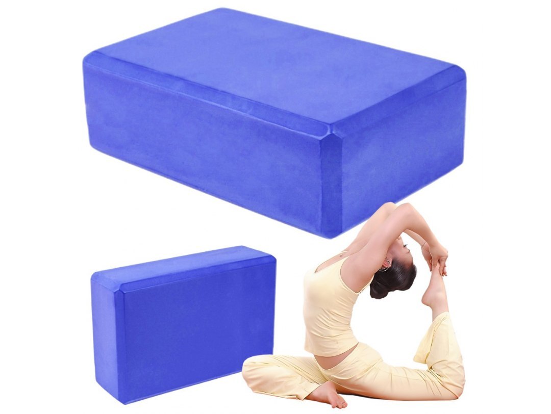 PrzydaSie Yoga-Übungsblock Yoga-Block Blau