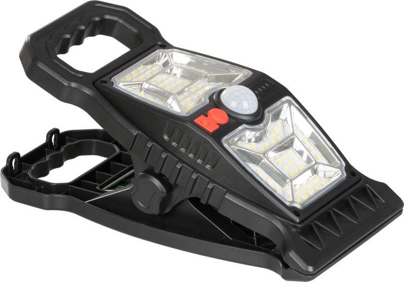 Lampe Strend Pro, 92x LED, 600lm, Solarladung, Bewegungssensor, USB-C-Ausgang