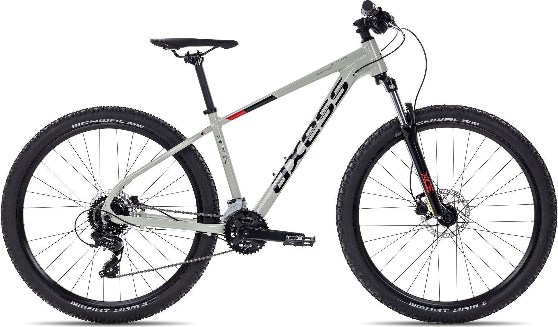 Axess BRASH MTB-Hardtail Herrenfahrrad 27,5 Zoll grey 45,72