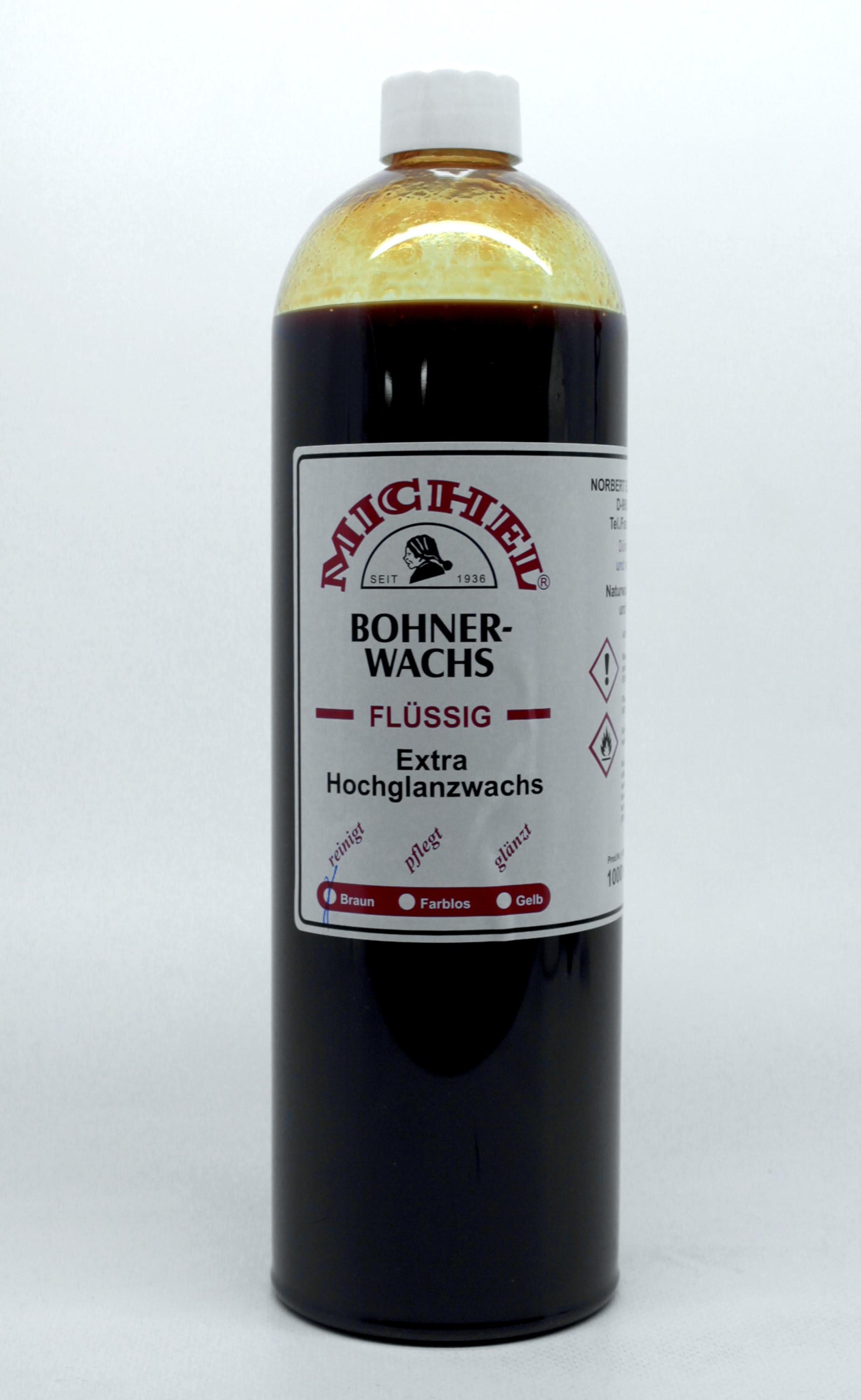 Eschrich - Michel Inhaber Eschrich Tamas Michel Bohnerwachs Braun 1,0L Naturwachs reinigt, pflegt u. glänzt NEW-344
