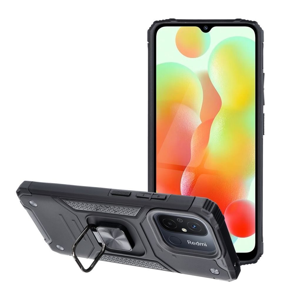 NITRO puzdro na mobilný telefón vhodné pre XIAOMI Redmi 12C čierne