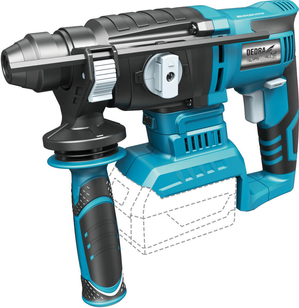 Akumulátorové Vŕtacie Kladivo, Akumulátorové 18V Dedra Sas+All Ded7148 2.0J, Max. Priemer Vrtáka 22 Mm