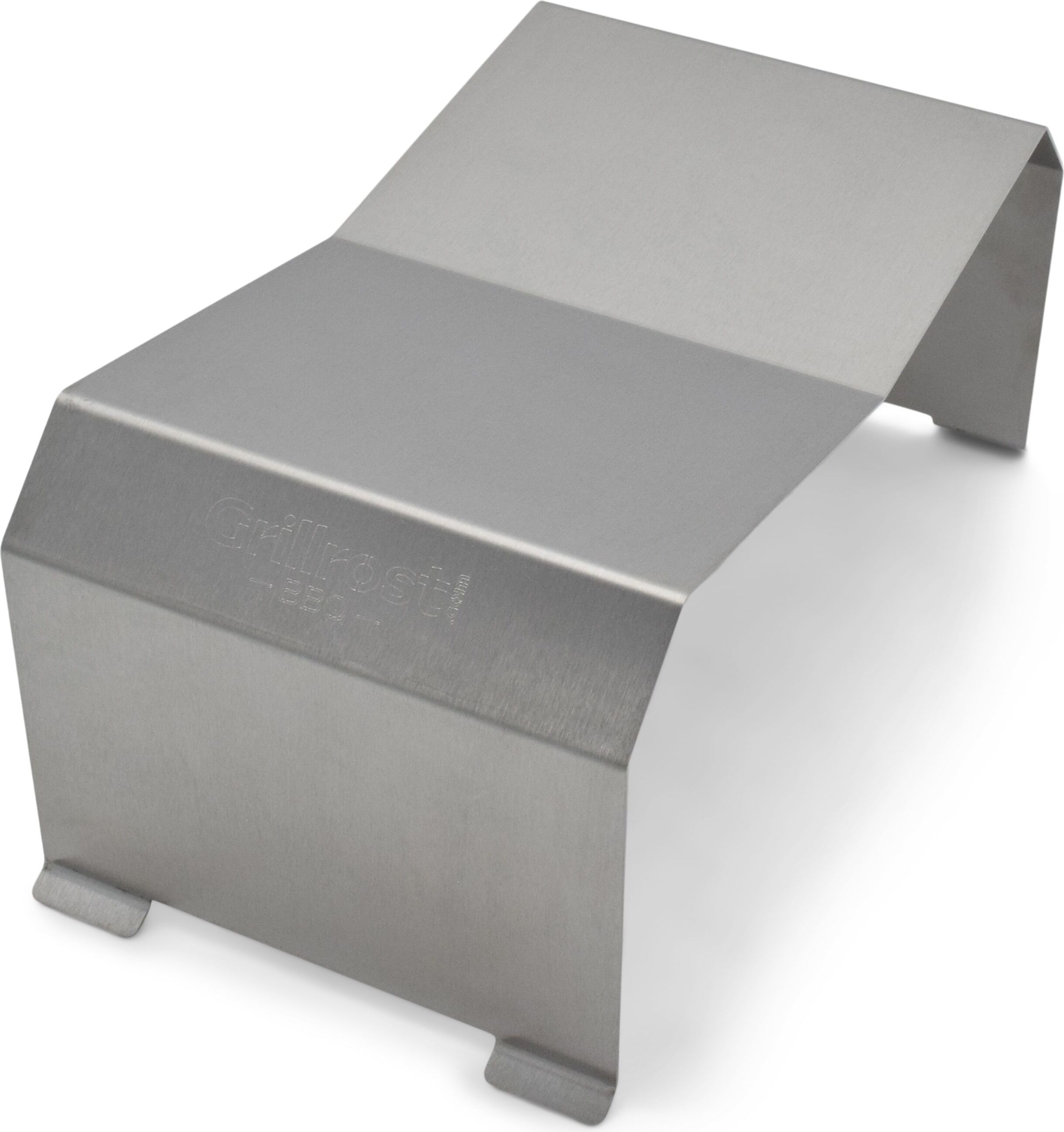 Grillrost.com Das Original Abschirmblech Traeger (runde Form) - Absolut verzugfrei aus Edelstahl G-1863