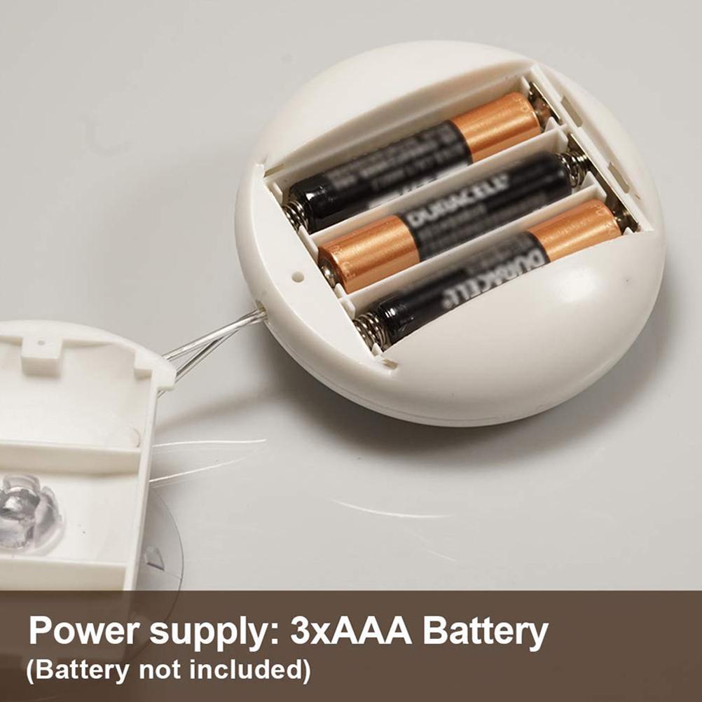 Cocosity Fenster -Saugerurlaub Lampe LED Weihnachtsb?ume Hirsch Bell Star Hanging Girland Light Wall Decorative