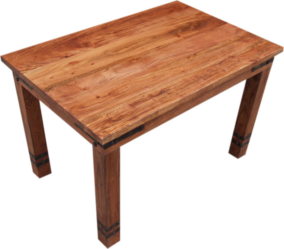 Guru-Shop Kleiner Küchentisch R509 - Hell, Braun, Holz, 78*120*80 cm, Esstische & Küchentische 11382